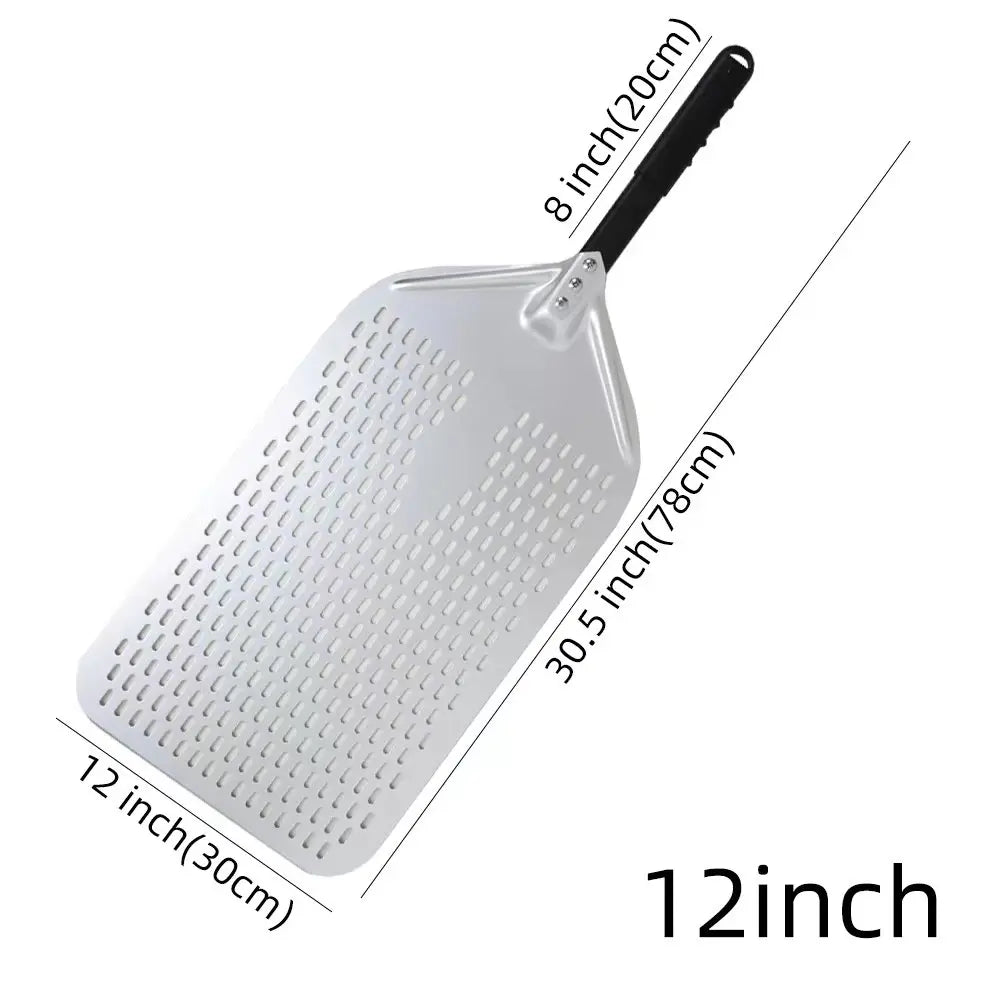 Pelle Rectangulaire 30x58 cm Perforée | Pour Pizza alla Pala et Focaccia