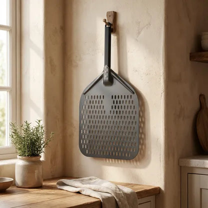 Pelle à Pizza Perforée 30-35 cm | Poignée Antidérapante