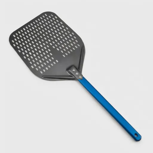 Pelle à pizza perforée manche aluminium
