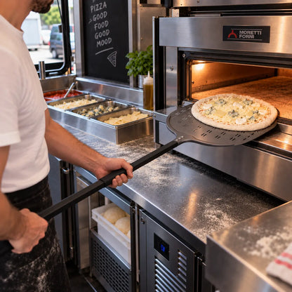 Longue Pelle à Pizza Perforée 35 cm | Professionnelle
