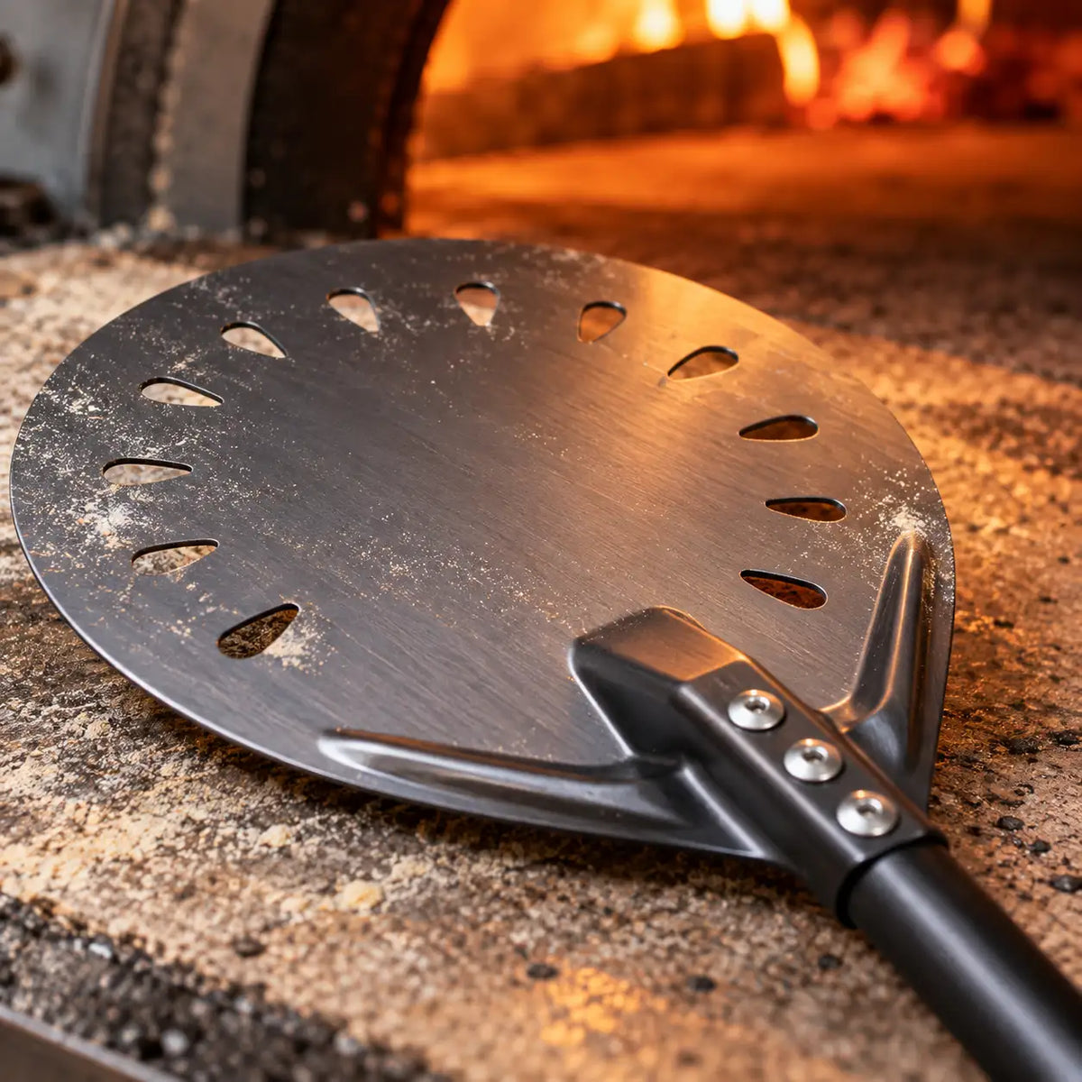 Pelle à pizza de rotation 15 cm | Manche Démontable