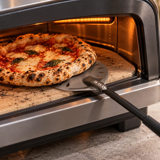 Petite pelle à Pizza de Rotation 15 cm | Aluminium Anodisé