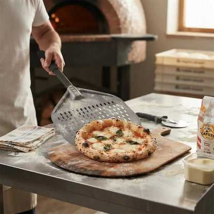 Pelle à Pizza Perforée 30 cm | Désign en dôme