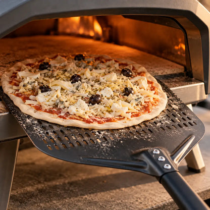 Pelle à Pizza Perforée 38 cm | Longueur au choix