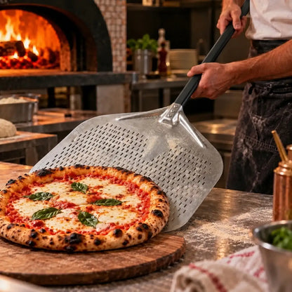 Pelle à Pizza Perforée XXL 50 cm | Grand Format