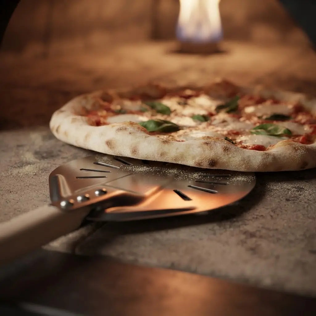 Pelle à pizza de rotation 18-23 cm | Manche Bois