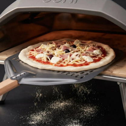 Pelle à Pizza Perforée 30–35 cm | Manche Bois
