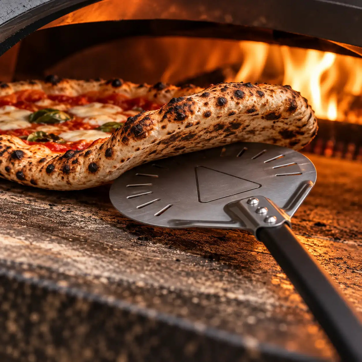 Pelle à pizza de rotation 25 cm | Manche Démontable