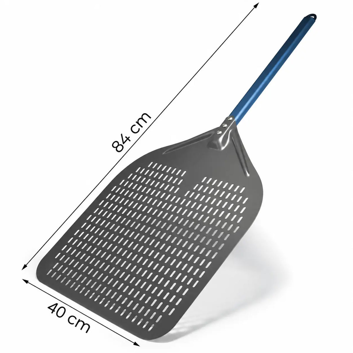 Pelle à Pizza Perforée 40 cm | Aluminium Bleu