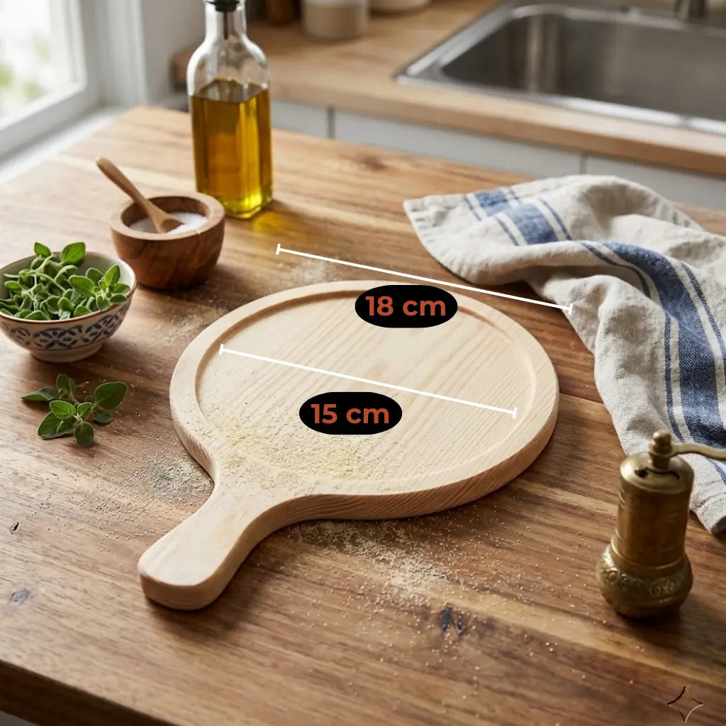 Mini pelle à pizza en bois