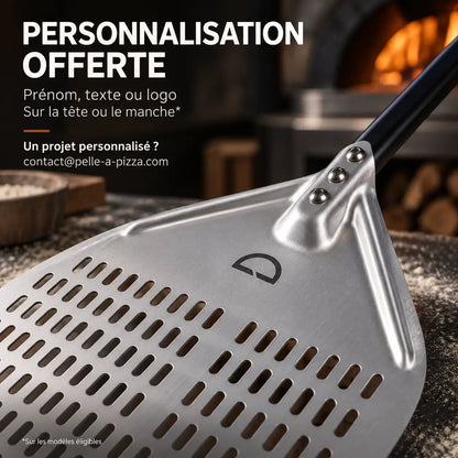 Pelle à Pizza Perforée 30–35 cm | Antidérapante