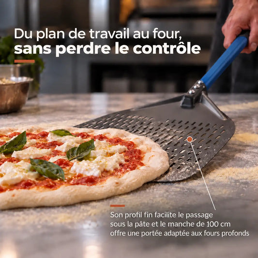 Kit Pelle à Pizza professionnel | Bleu