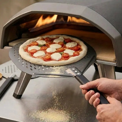 Pelle à Pizza Perforée 30 cm | Manche Démontable