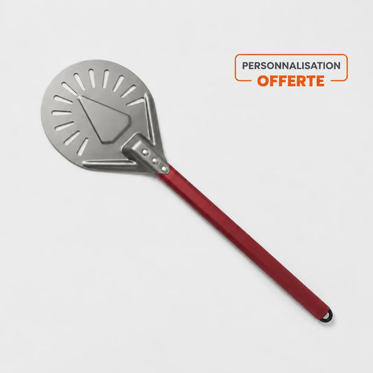Pelle à pizza de rotation 18-23 cm | Aluminium Rouge