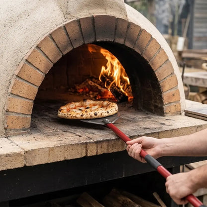 Longue Pelle à Pizza Rotation 18–23 cm | Manche Rouge
