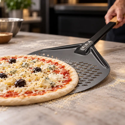 Pelle à Pizza Perforée 30 cm | Ronde