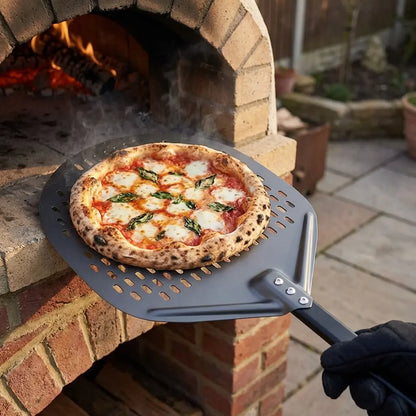 Pelle à Pizza Perforée 30 cm | Manche Démontable
