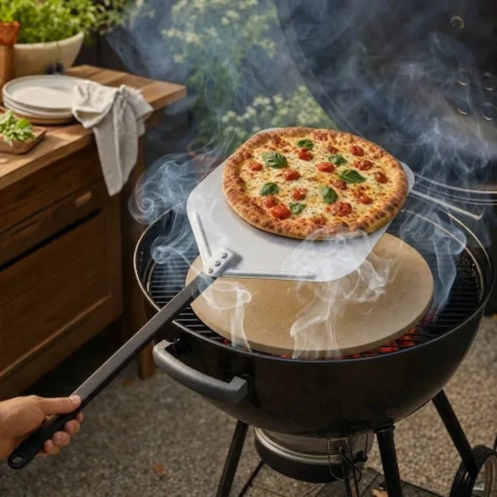Pelle à pizza barbecue