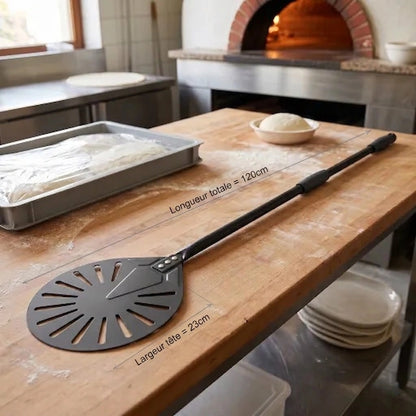 Pelle à Pizza de Rotation | Manche Amovible 120 cm