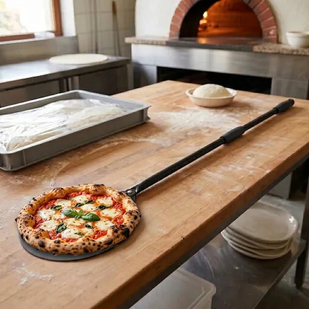 Pelle à Pizza de Rotation | Manche Amovible 120 cm