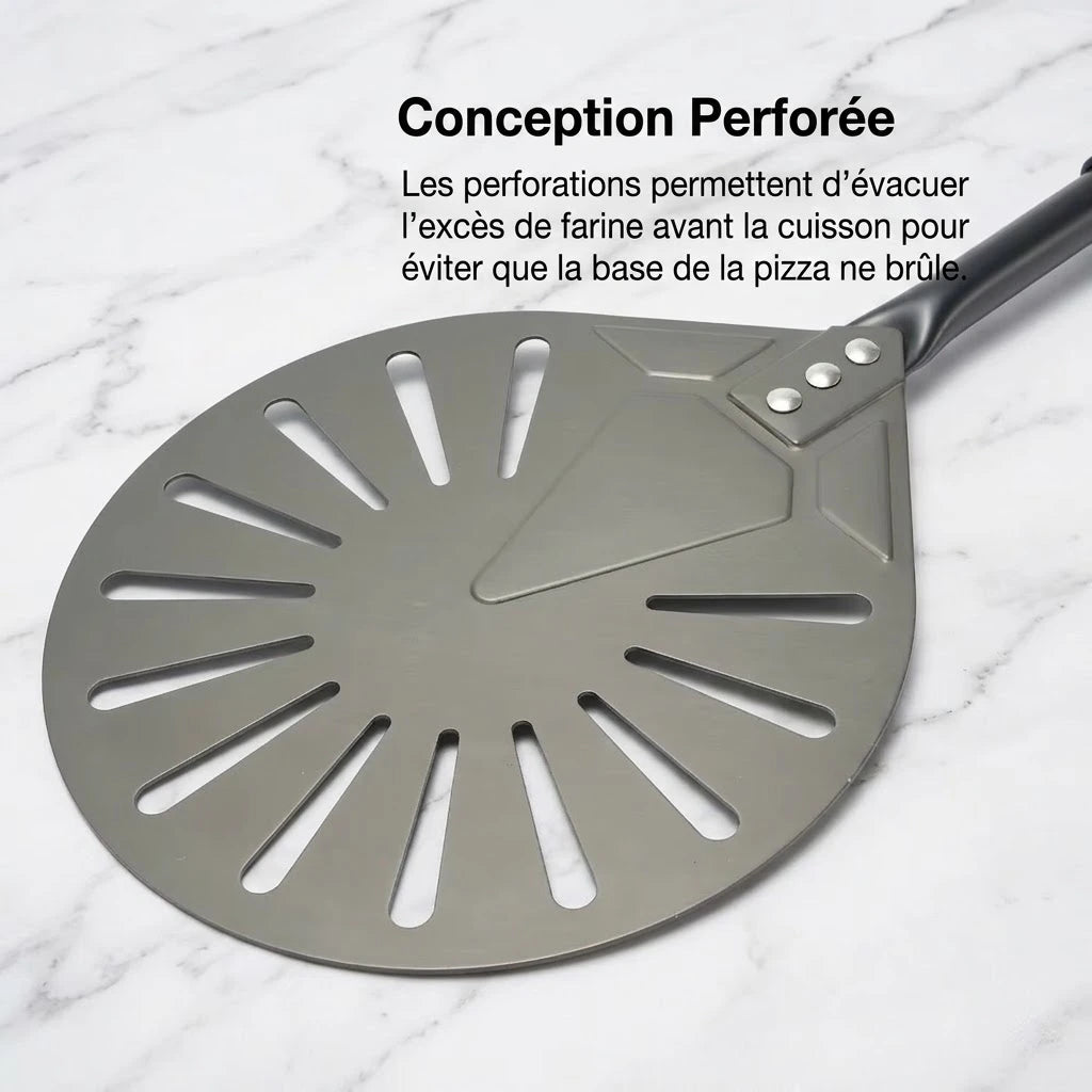 Pelle à Pizza de Rotation | Manche Amovible 120 cm