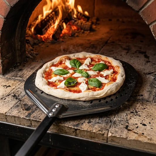 Pelle à Pizza Perforée 30 cm | Forme Arc