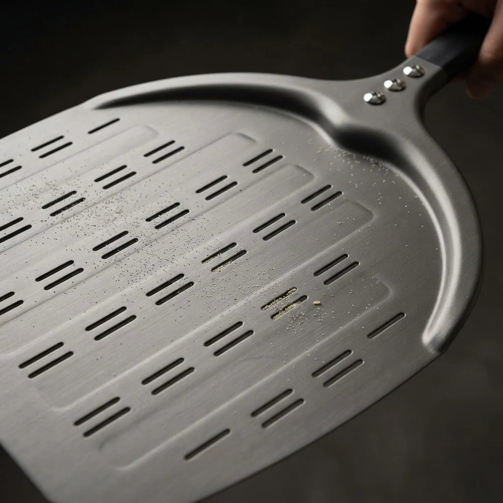 Pelle à Pizza Perforée 3D | Aluminium Anodisé dur