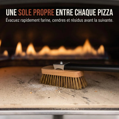 Brosse Four à Pizza En Laiton | ø17 cm - ø19.5 cm