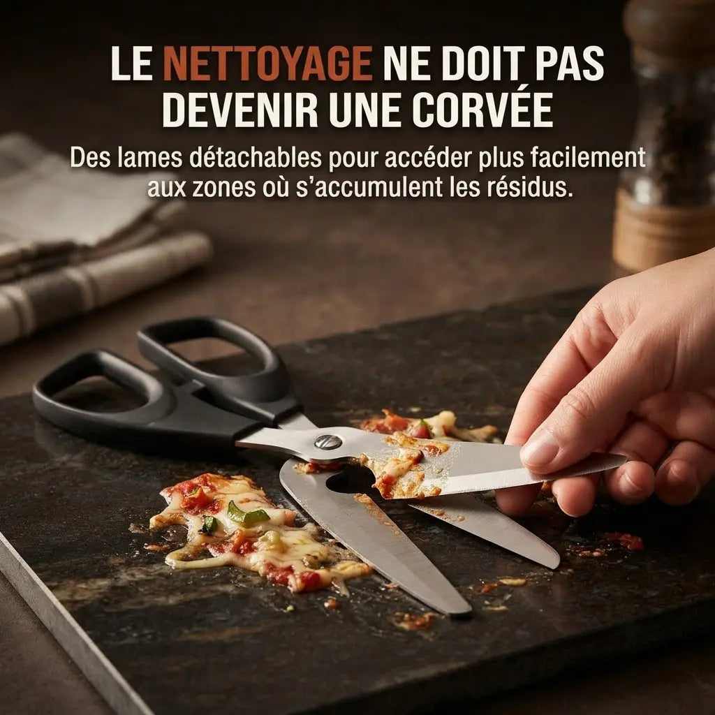 Ciseaux à Pizza en Acier Inoxydable | 23 cm