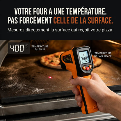 Thermomètre Infrarouge Pizza | jusqu'à 600°C