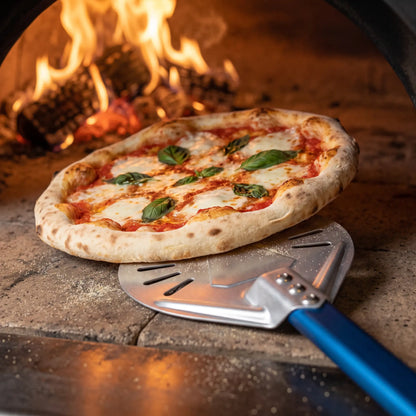 Longue Pelle à Pizza Rotation 18–23 cm | Manche Bleu