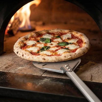 Longue Pelle à Pizza Rotation 18–23 cm | Manche Gris Clair