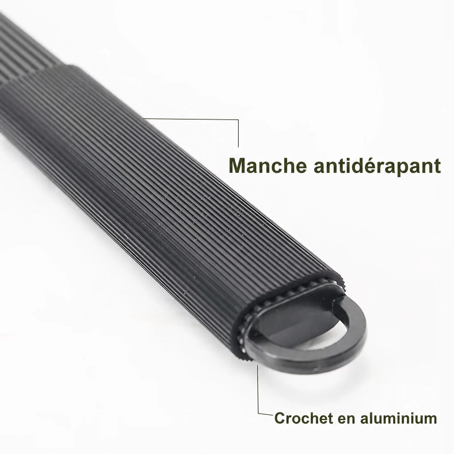 Pelle à Pizza Perforée 30 cm | Finition Noire Mate