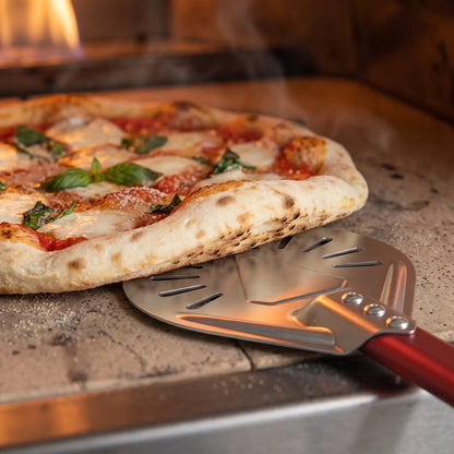 Pelle à pizza de rotation 18-23 cm | Aluminium Rouge