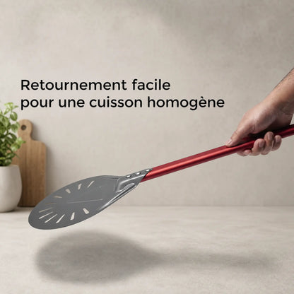 Pelle à pizza de rotation 18-23 cm | Aluminium Rouge