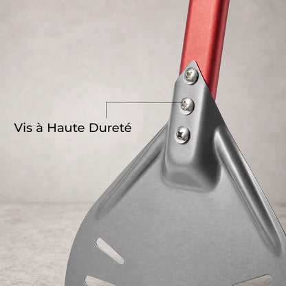 Pelle à pizza de rotation 18-23 cm | Aluminium Rouge