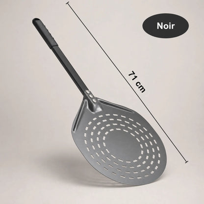 Pelle à Pizza Ronde Perforée 30 cm | Manche Aluminium