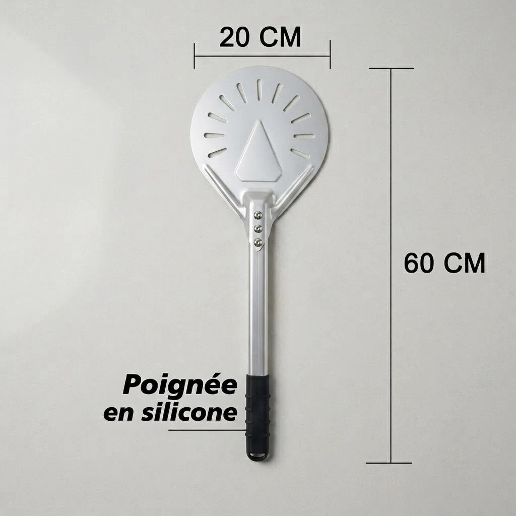Pelle à Pizza Tournante | Manche Silicone