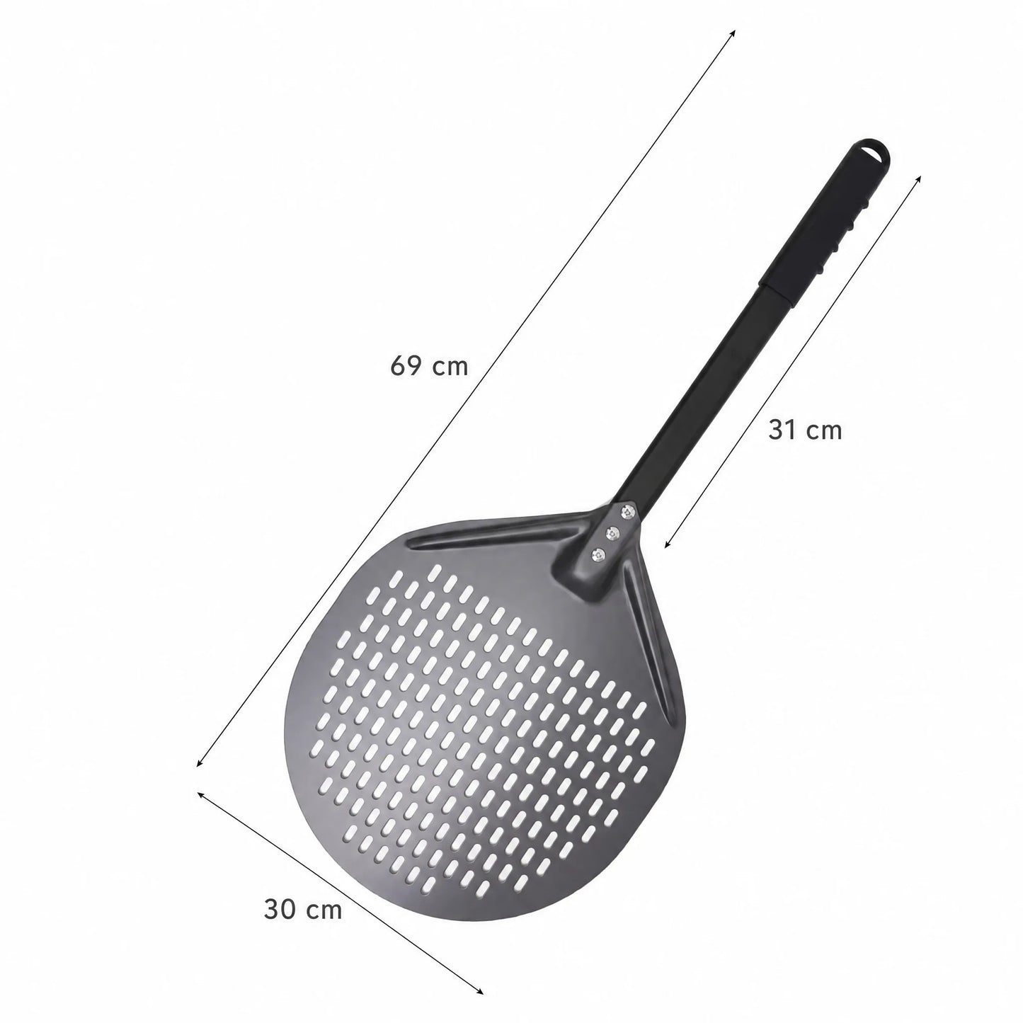 Pelle à Pizza Perforée 30 cm | Désign en dôme