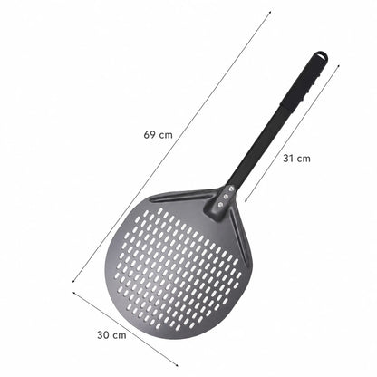 Pelle à Pizza Perforée 30 cm | Désign en dôme