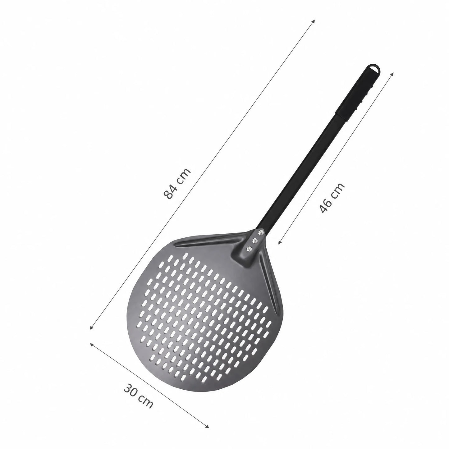 Pelle à Pizza Perforée 30 cm | Désign en dôme