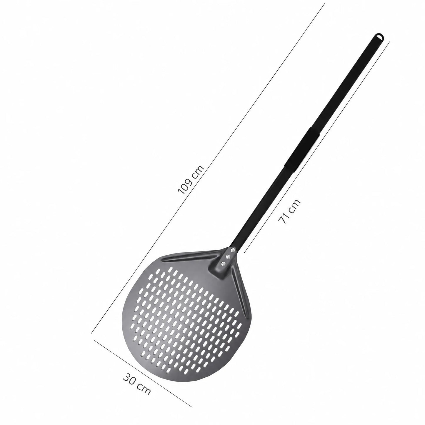 Pelle à Pizza Perforée 30 cm | Désign en dôme