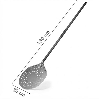 Pelle à Pizza Perforée Ronde 30 cm | Manche 130 cm