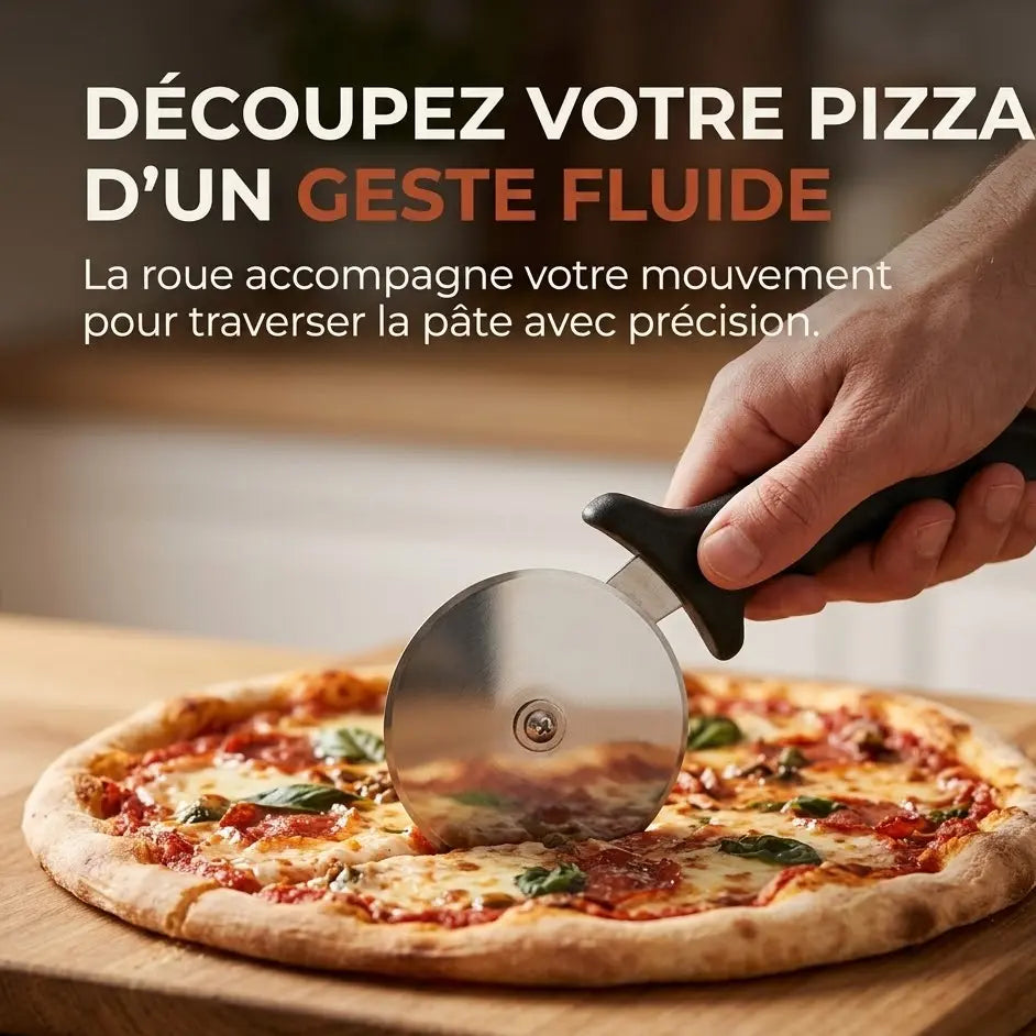 Coupe-pizza en Acier Inoxydable | 24,5 cm