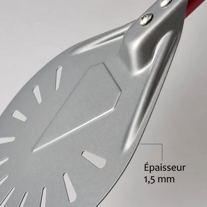 Longue Pelle à Pizza Rotation 18–23 cm | Manche Rouge