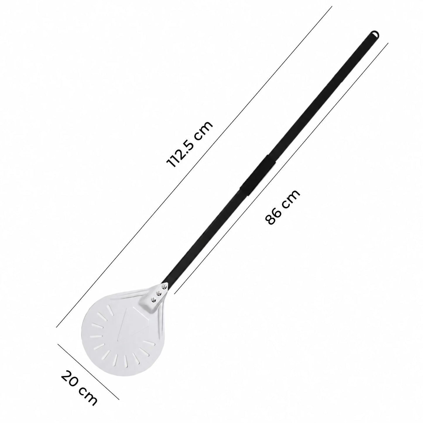 Pelle à Pizza Rotation 18–23 cm | Longueur au choix