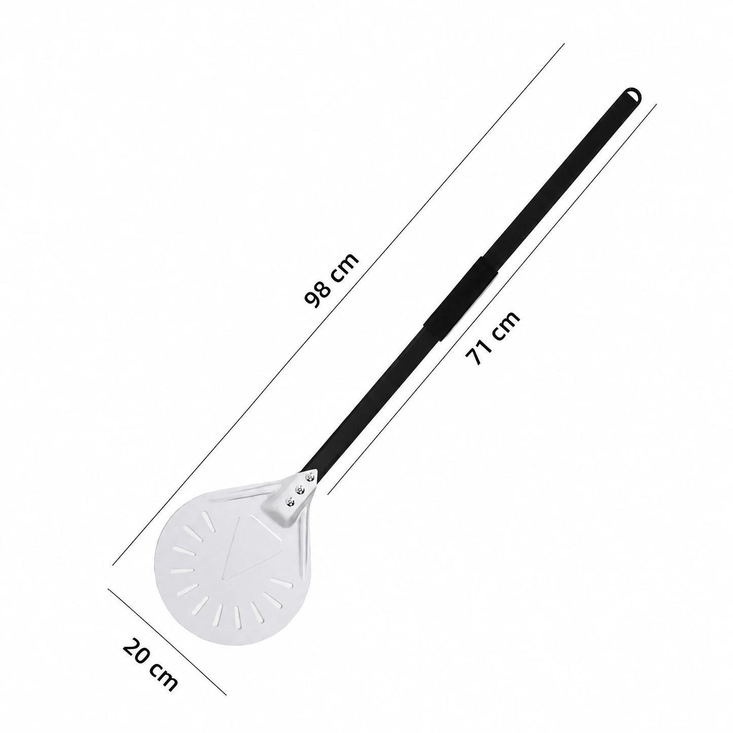 Pelle à Pizza Rotation 18–23 cm | Longueur au choix