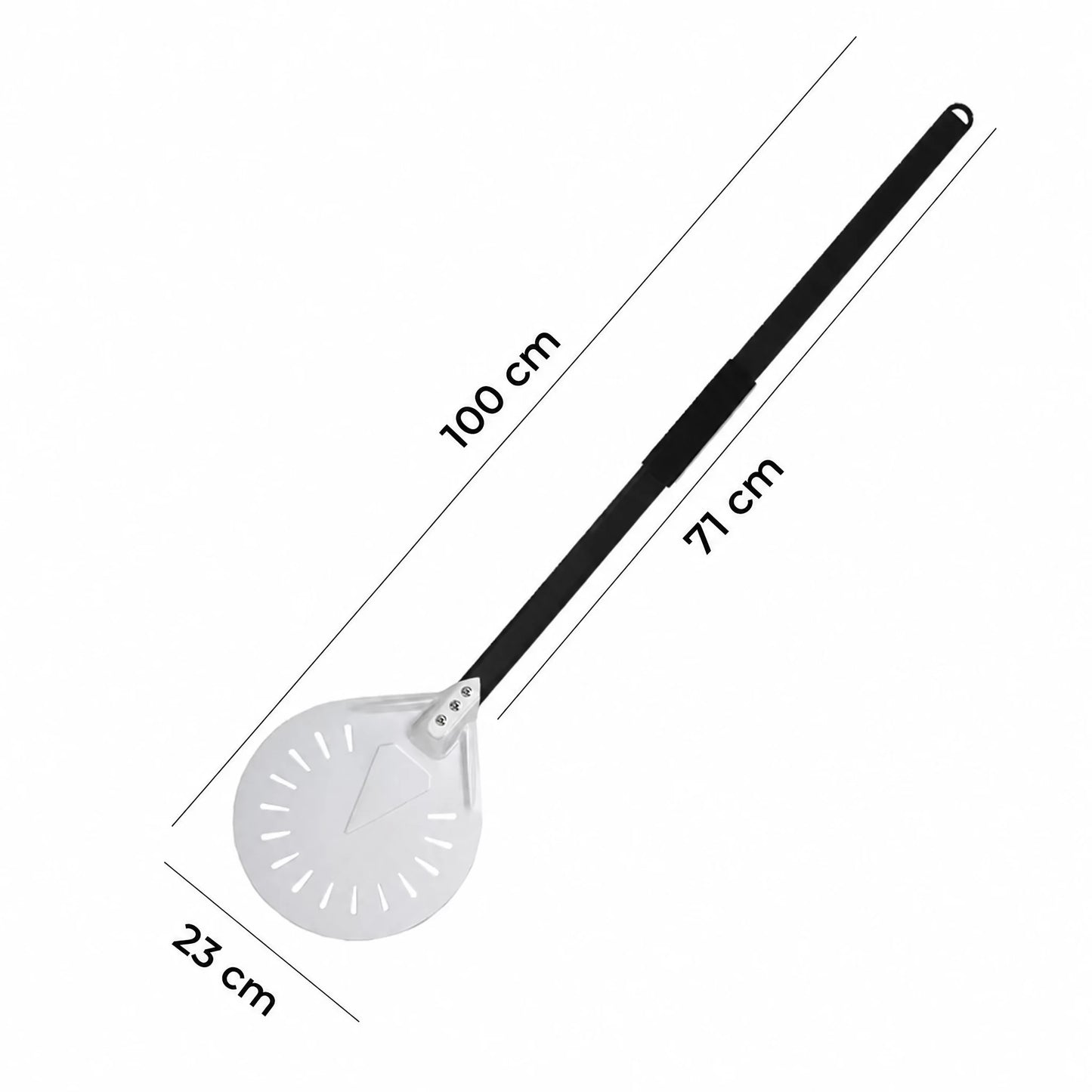 Pelle à Pizza Rotation 18–23 cm | Longueur au choix