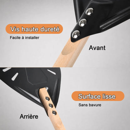 Pelle à pizza de rotation 18-23 cm | Manche Bois