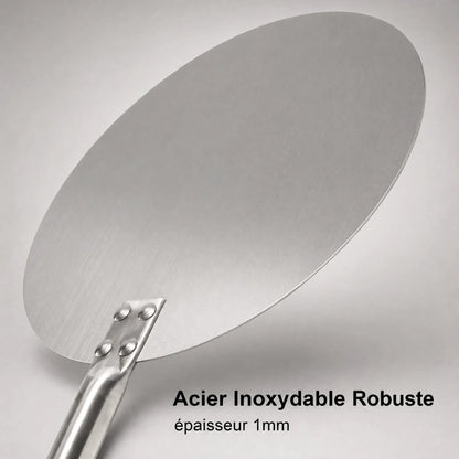 Pelle à Pizza de Rotation Pleine 18-23 cm | Inox